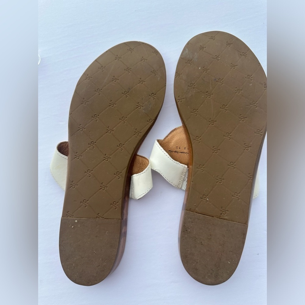 Jack Rogers White Larissa Flip Flop Thong Sandals Size 8.5 M - Picture 6 of 10